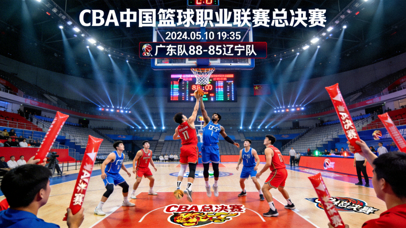 CBA中国篮球职业联赛直播画面 - 广东队与辽宁队总决赛